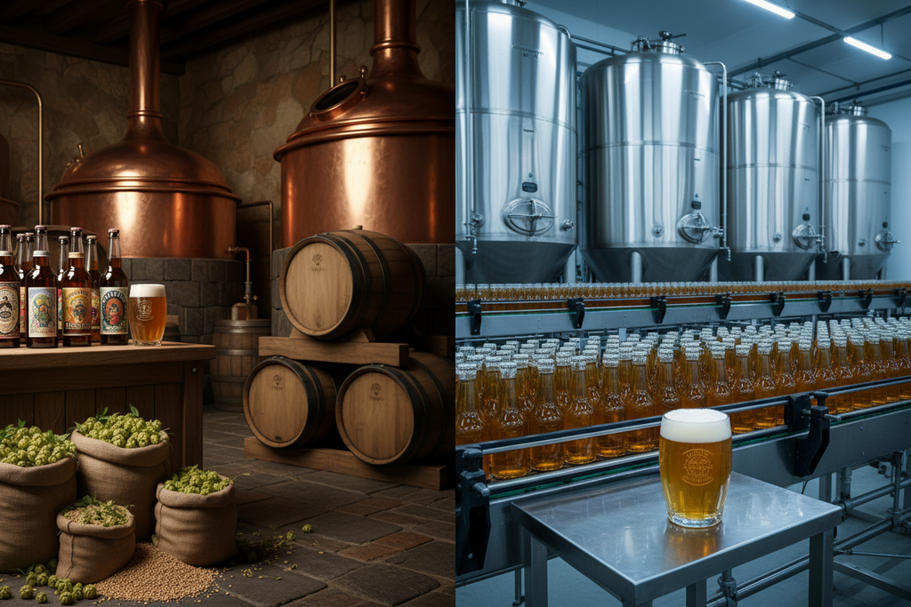 Bière artisanale vs industrielle : quelles vraies différences ?