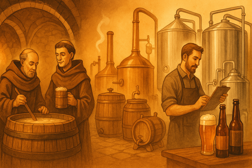 Petite histoire de la bière : des moines aux micro-brasseries