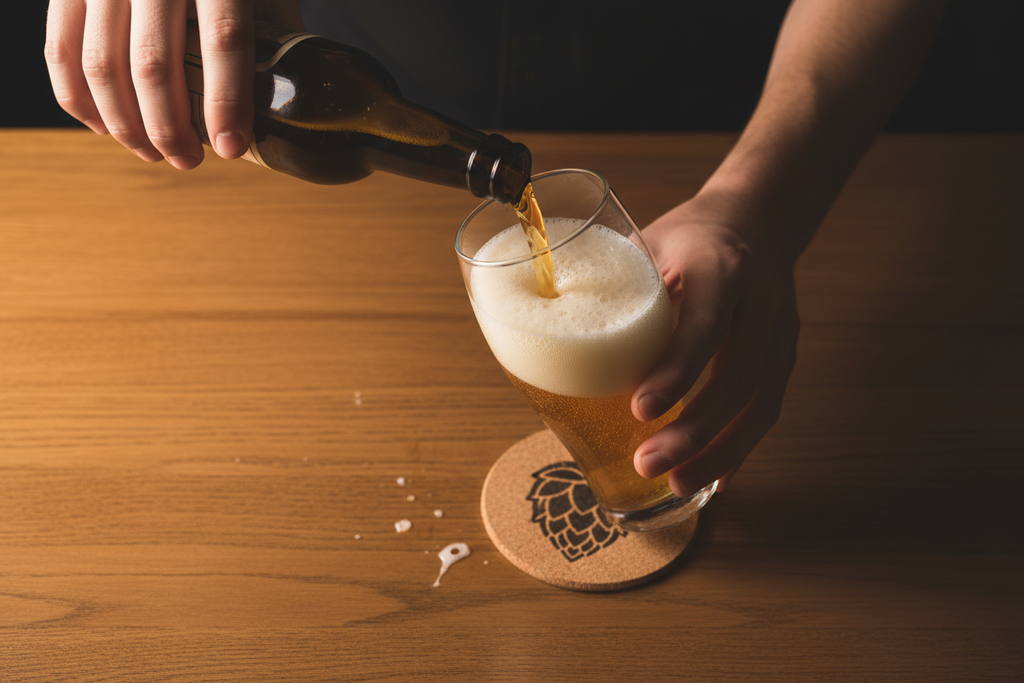 Servir une bière : faut-il pencher le verre ?